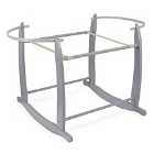 Deluxe Grey Moses Basket Rocking Stand - Grey
