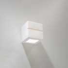 Leo Ceramic White 1 Light Classic Wall Light