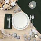 Amalfi Table Cloth 178X275 - Forest Green
