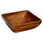 Interiors By Ph 2 Section Serving Bowl With Large Square, Acacia Wood