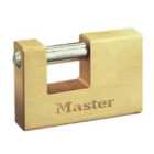 Master Lock 76Mm Brass Rectangular Padlock