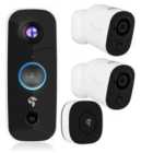 Toucan Wireless Video Doorbell 2021 Edition With Chime & 2 Pack Wireless Outdoor Camera Bundle