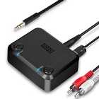 August Dual Bluetooth Audio Transmitter Mr270B - Send Audio From Your Tv To 2 Pairs Of Bluetooth Headphones - Aptx Low Latency Rca Optical Aux 3.5Mm