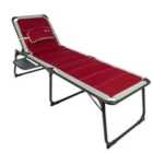 Quest Bordeaux Pro Lounger with Side Table