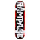 Rampage Block Logo Red Complete Skateboard 8
