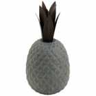 Premier Small 50Cm Pineapple Ornament - Grey