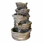 Tranquility 5 Tier Stone Mains Powered Water Feature