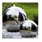 Tranquility 60Cms Stainless Steel Sphere Mains Powered Water Feature