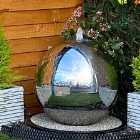 Tranquility 50Cms Stainless Steel Sphere Solar Powered Water Feature