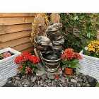 Tranquility Metal Pouring Jugs Solar Powered Water Feature