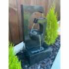 Tranquility Compact Ebony Solar Powered Water Feature