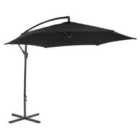Charles Bentley 3m Parasol (base not included) - Black