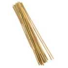 Useful 120Cm Bamboo Canes Bundle 20 - Brown