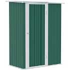 Outsunny Outdoor Storage Shed w/ Lockable Door - Green