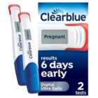 Clearblue Digital Ultra Early Detection Pregnancy Test, 2 Tests 2 per pack
