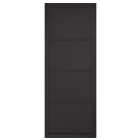LPD Internal Soho 4 Panel Primed Black Door - 1981mm