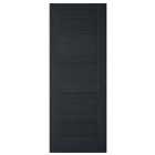 LPD Internal Vancouver 5 Panel Pre-Finished Charcoal Black FD30 Fire Door - 1981 mm