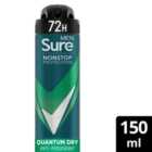 Sure Men 72hr Nonstop Protection Quantum Dry Antiperspirant Deodorant 150ml