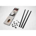 Rothley Antibacterial Handrail Kit Matt Black 3 X 1.2Mtr (Indoor Only)