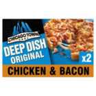 Chicago Town Deep Dish Chicken & Bacon Pizzas 2 per pack