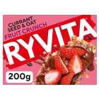 Ryvita Crispbread Fruit Crunch Currant Seed & Oat Crackers 200g