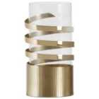 Interiors By Ph Large Spiral Hurricane Candle Holder