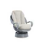 Turin Grey Laminated Swivel Rocker Chair