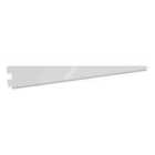 Rothley Twin Slot Shelving Kit In White 10 Inch Brackets And 78 Inch Uprights