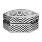 Interiors By Ph Small Trinket Box Black And White Wave Design
