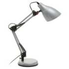 Interiors By Ph Silver Angled Desk Lamp