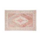 Interiors By Ph Small Pink Jacquard Woven Rug