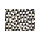 Interiors By Ph Small Black/White/Grey Patchwork Rug