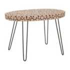 Interiors By Ph Wood Disc Oval Table