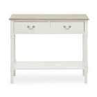 Interiors By Ph 2 Drawer Console Table Cream