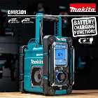 Makita DMR301 18V/12VMAX Heavy Duty Job Site Speaker/Stereo DAB/DAB+, In-built Battery Charger AC Connection LXT/CXT