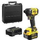 Stanley FatMax V20 FMCF810M1K-GB 18V Brushless Impact Driver with Kit Box, 4.0Ah Battery, 2A Charger
