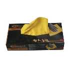 Connect 35358 Microfibre Yellow Cloths in Dispenser Box 20pc