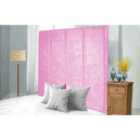 Stafford Crushed Velvet 4Ft Small Double Headboard Pink