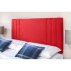 Rio 3 Turin Linen 4Ft6 Double Headboard Red