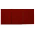 Alton Turin Linen 5Ft Kingsize Headboard Red