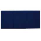Alton Turin Linen 5Ft Kingsize Headboard Blue
