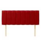 Portland Turin 4Ft Small Double Headboard Red