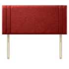 Rio Turin Linen 4Ft6 Double Headboard Red