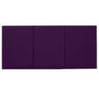 Alton Turin Linen 3Ft Single Headboard Purple