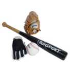 Sunsport Baseball Gloves Bat & Ball