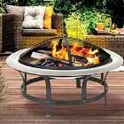 Vivo Stainless Steel Acapulco Fire Pit Bowl