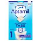 Aptamil Pre-Measured Tabs 1 First Infant Milk 24 Sachets 552g