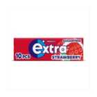 Extra Strawberry Flavour Sugarfree Chewing Gum 10 Pieces 14g