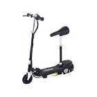 Reiten Kids Foldable E Scooter Electric 120W Toy with Brake Kickstand - Black
