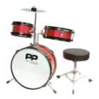 PP Drums Junior 3 Piece Drum Kit - Metallic Red